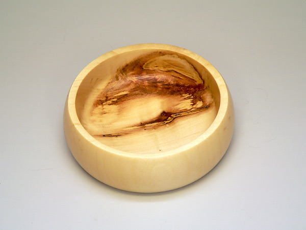 Inside of pallet wood bowl